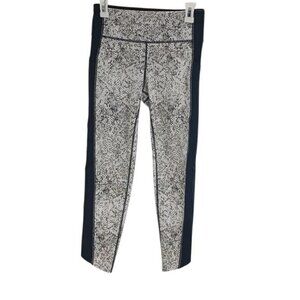 Ideology Leggings Gray Black Animal Print Activewear Stretch Pockets Size Small